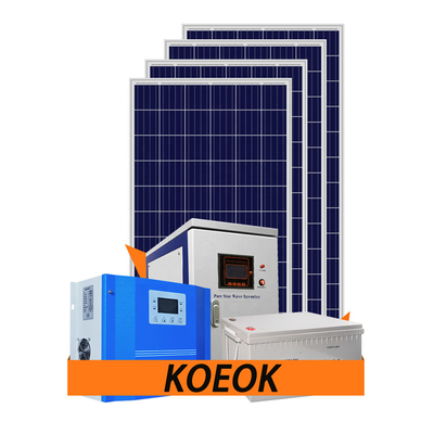10KW Off Grid Sistem Tenaga Surya 110-240V Untuk Rumah Gudang Pertanian RV