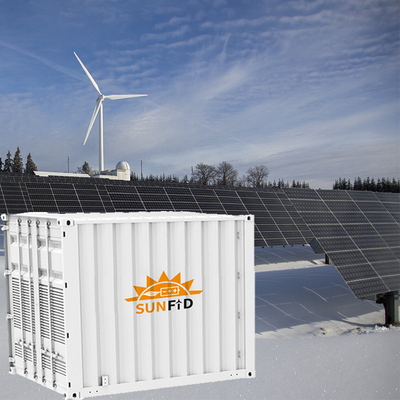 Baterai Penyimpanan Energi Kontainer 1MW Sistem Terintegrasi Penyimpanan Baterai Komersial ESS