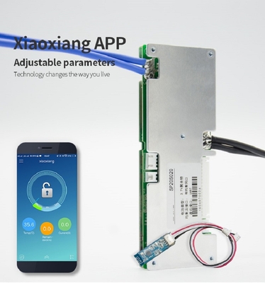 16s 48v Baterai Lithium BMS 17s 60v 20s 72v 60a Papan Sirkuit Dengan BT APP
