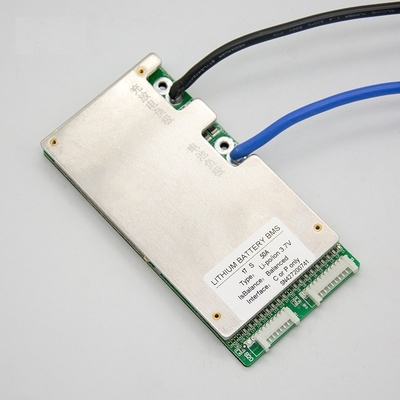 50A BMS untuk Baterai Lithium Ion 17 S 60 V dengan Kontrol Suhu Pcm PCB Papan Perlindungan Ebike Sepeda Listrik