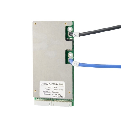50A BMS untuk Baterai Lithium Ion 17 S 60 V dengan Kontrol Suhu Pcm PCB Papan Perlindungan Ebike Sepeda Listrik