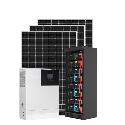 6KW 5KW Off Grid Sistem Tenaga Surya Sistem Tenaga Surya Fotovoltaik Dengan Baterai