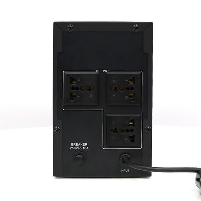Tampilan LED Baterai Lithium UPS 6000mAh 650VA Fase Tunggal