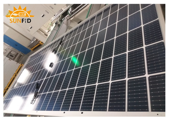 Sistem Penyimpanan Energi Panel Surya Disesuaikan 400W Monocrystalline Bifacial PERC 108 Cells