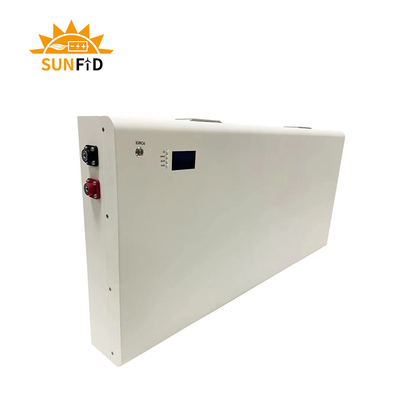 7200WH Pisau Ultra Tipis Lifepo4 Baterai Powerwall 48V Sistem Tenaga Surya Rumah Tangga