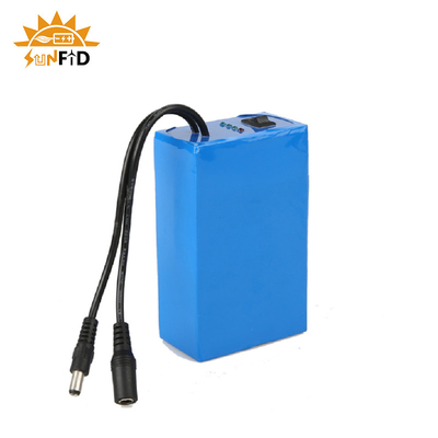 12V 20Ah Paket Baterai Lithium Isi Ulang 18650 Untuk Sistem Tenaga Surya Lampu Panel LED