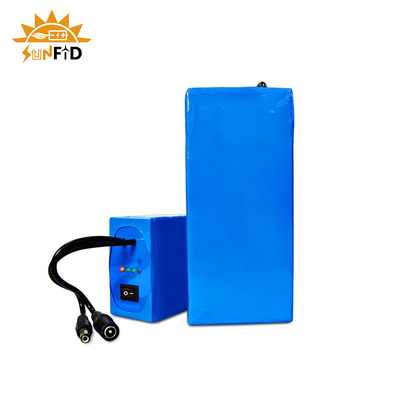 12V 20Ah Paket Baterai Lithium Isi Ulang 18650 Untuk Sistem Tenaga Surya Lampu Panel LED