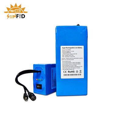 12V 20Ah Paket Baterai Lithium Isi Ulang 18650 Untuk Sistem Tenaga Surya Lampu Panel LED