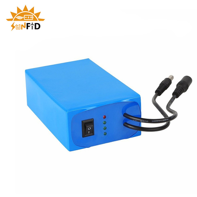 12V 20Ah Paket Baterai Lithium Isi Ulang 18650 Untuk Sistem Tenaga Surya Lampu Panel LED