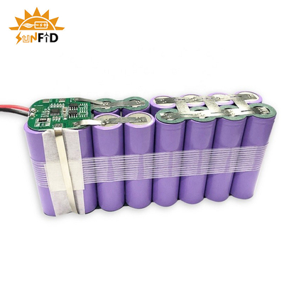 18650 Paket Baterai Lithium Isi Ulang 3.7V 15.6Ah 1S6P Dilindungi