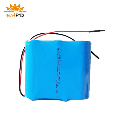 9.6V 3.6Ah Paket Baterai Lithium Isi Ulang 26650 3S1P Lifepo4