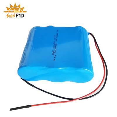 1500mah 9.6v 18650 Paket Baterai Isi Ulang Li Ion