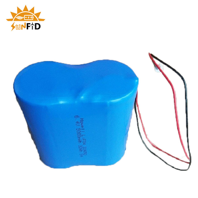 6.4v Lifepo4 Paket Baterai Lithium Isi Ulang 4500mah 26650
