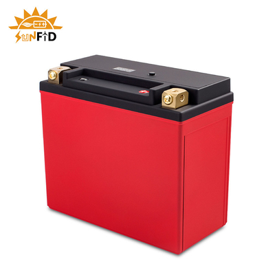 Baterai Lithium Sepeda Motor Isi Ulang 12V 6ah Dengan Baterai Mulai Berhenti BMS 7-A
