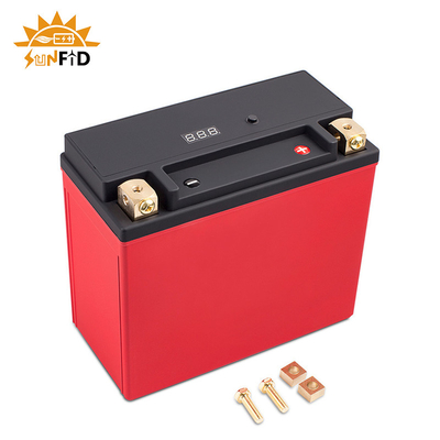 Baterai Lithium Sepeda Motor Isi Ulang 12V 6ah Dengan Baterai Mulai Berhenti BMS 7-A