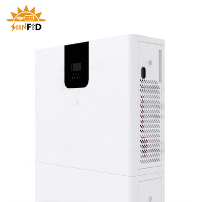 Baterai Dinding Lithium 5kW 10KW Sistem Penyimpanan Energi Vertikal