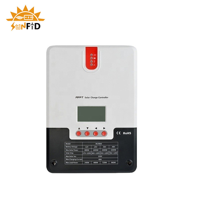 Baterai Lithium Powerwall 60A 12V 24V 48V LCD Pengontrol Energi Surya TTL RS485 BT