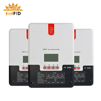 Baterai Lithium Powerwall 60A 12V 24V 48V LCD Pengontrol Energi Surya TTL RS485 BT