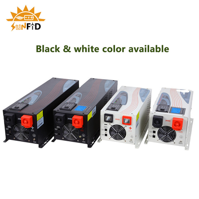 6000W DC Ke AC Pure Sine Wave Power Inverter 24V 48V 120 240V Dengan Layar LCD