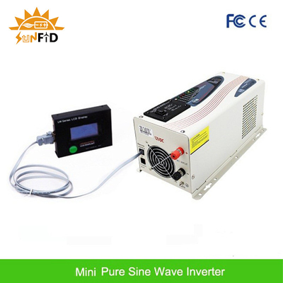 6000W DC Ke AC Pure Sine Wave Power Inverter 24V 48V 120 240V Dengan Layar LCD