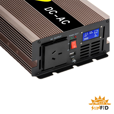 12V Volt 2000w Inverter Daya Gelombang Sinus Murni DC Ke AC 110V 220V