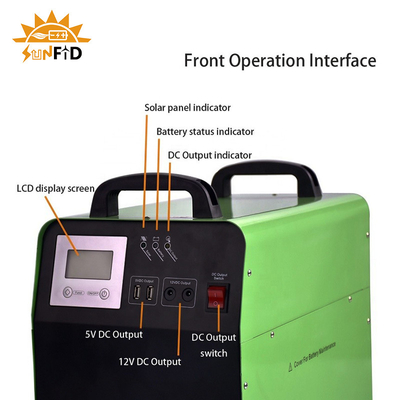 Generator Surya Isi Ulang Baterai Lithium Ion 25.6V 78Ah Off Grid Tata Surya Dengan Inverter 1kW 2kwh