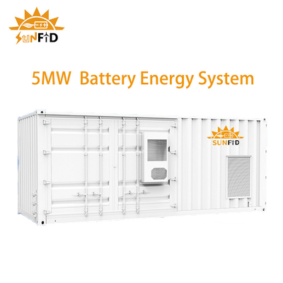 Sistem Penyimpanan Energi Kontainer 3MWH 20Ft, Sistem Penyimpanan Baterai Komersial BESS