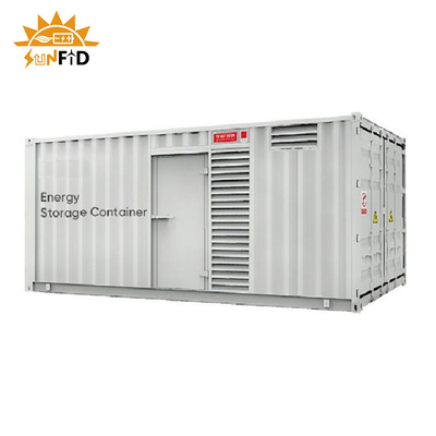 1000 1500Kwh Sistem Penyimpanan Baterai Surya Komersial 2000 2500Kwh 20FT 40FT Container