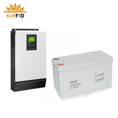 2KW Off Grid Sistem Tenaga Surya Untuk Sistem Fotovoltaik Panel Surya 12V 400Ah Rumah
