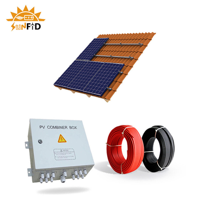 2KW Off Grid Sistem Tenaga Surya Untuk Sistem Fotovoltaik Panel Surya 12V 400Ah Rumah