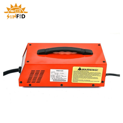 36V 45A Baterai Lithium Iron Charger 12V 24V 50A 48V 40A 60V 35A 72V 30A 84V 25A 96V20A Cangkang Besi Merah