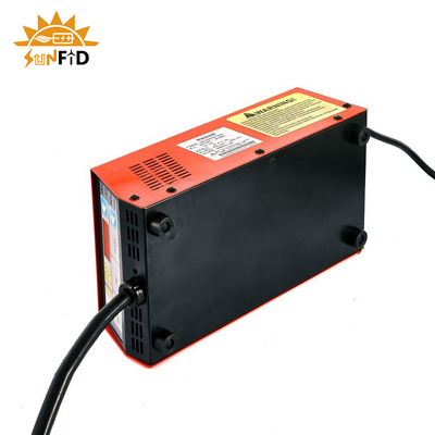 36V 45A Baterai Lithium Iron Charger 12V 24V 50A 48V 40A 60V 35A 72V 30A 84V 25A 96V20A Cangkang Besi Merah