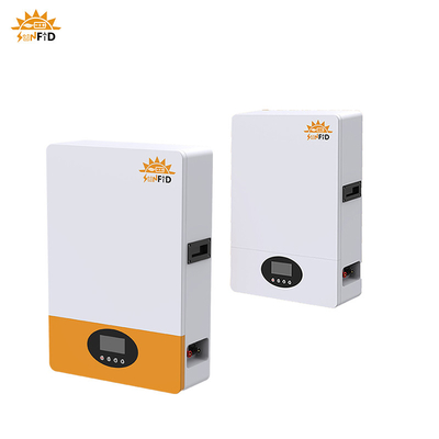 10KWh Sistem Baterai Rumah Hidup Siklus Panjang 51.2V LiFePO4 Baterai dinding
