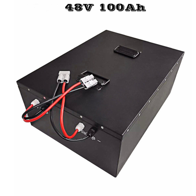 CE 100Ah Campervan Lithium Battery 48V Untuk Kereta Golf Tata Surya