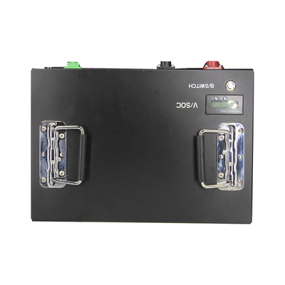 Baterai Lithium 100Ah 48 Volt Untuk Kereta Golf Lifepo4 51.2v 200Ah Dengan Pengisi Daya Bms