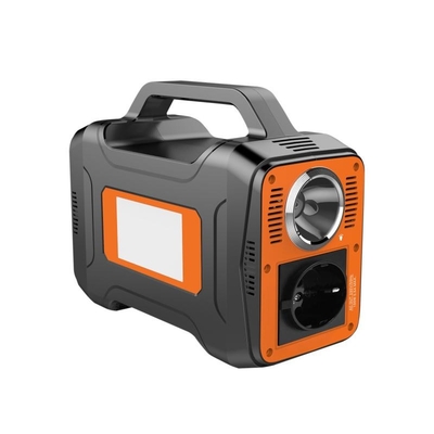 Pembangkit Listrik Portabel Luar Ruangan 100W 100V, Pembangkit Listrik Seluler Baterai Lithium 110V Portabel