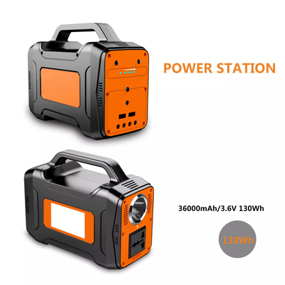 Pembangkit Listrik Portabel Luar Ruangan 100W 100V, Pembangkit Listrik Seluler Baterai Lithium 110V Portabel