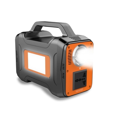 Pembangkit Listrik Portabel Luar Ruangan 100W 100V, Pembangkit Listrik Seluler Baterai Lithium 110V Portabel