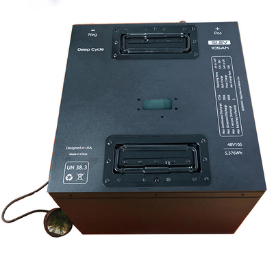 Paket Baterai Lithium Lifepo4 Golf Cart 48V 100AH ​​105AH 200AH Dengan Komunikasi