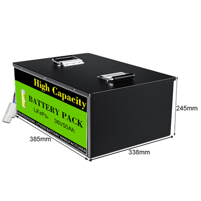 Penggantian Lifepo4 SLA 36V 50Ah 12s1p Baterai LifePO4 Mobil Golf yang Disesuaikan, E-bike, E-scooter BMS