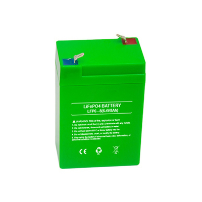 Baterai Pengganti LifePO4 SLA 6.4V 8Ah Baterai Siklus Panjang Baterai E-skuter LifePO4
