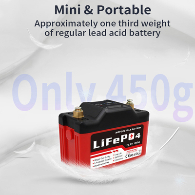 LifePO4 SLA Penggantian 12.8V 2Ah Mobil mainan / Sepeda motor memulai baterai lithium