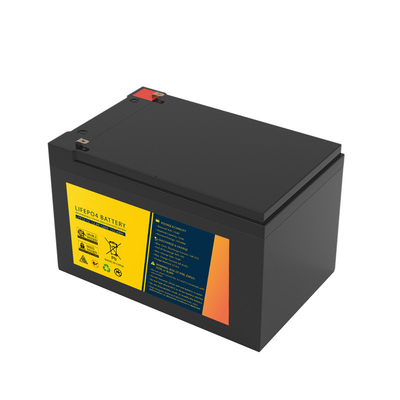 12Ah Lifepo4 SLA Penggantian Paket Baterai Lithium Isi Ulang 12.8V Untuk Troli Golf