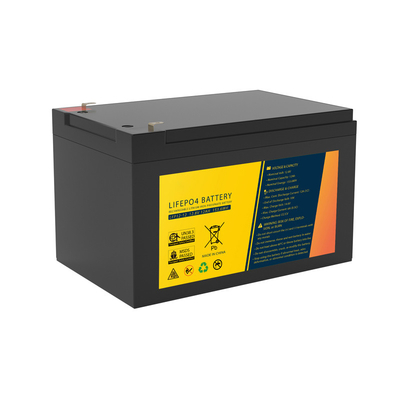 12Ah Lifepo4 SLA Penggantian Paket Baterai Lithium Isi Ulang 12.8V Untuk Troli Golf