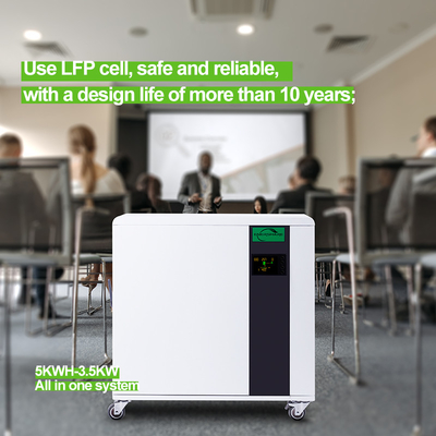 7.5KWH Sistem Penyimpanan Energi Perumahan 5KWH Semua Dalam Satu Baterai Lithium