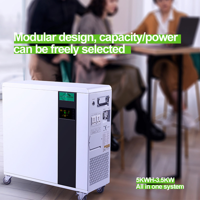 7.5KWH Sistem Penyimpanan Energi Perumahan 5KWH Semua Dalam Satu Baterai Lithium