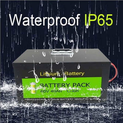 60V 40Ah Pemeliharaan Baterai Isi Ulang Gratis Untuk Solar Backup Power Trolling Motor