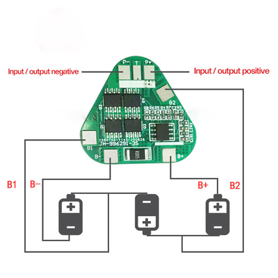 12V 100Ah 18650 BMS 3s 10A Balancing Assembly Pcb Untuk Baterai Lithium