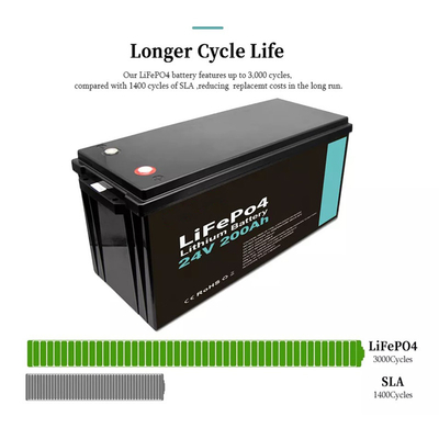 Baterai Lithium Ion 200A UPS Lifepo4 12V Untuk Monitor CCTV Berkemah
