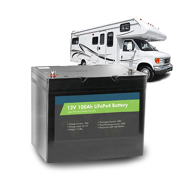 Baterai Lithium 12.8V Campervan 100Ah Lifepo4 Bluetooth Opsional